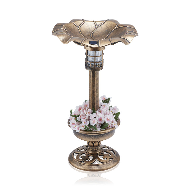 Plastic/Acrylic Pedestal Birdbath
