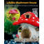 Aquarium maison de champignon, décoration d'aquarium en résine pour aquarium
