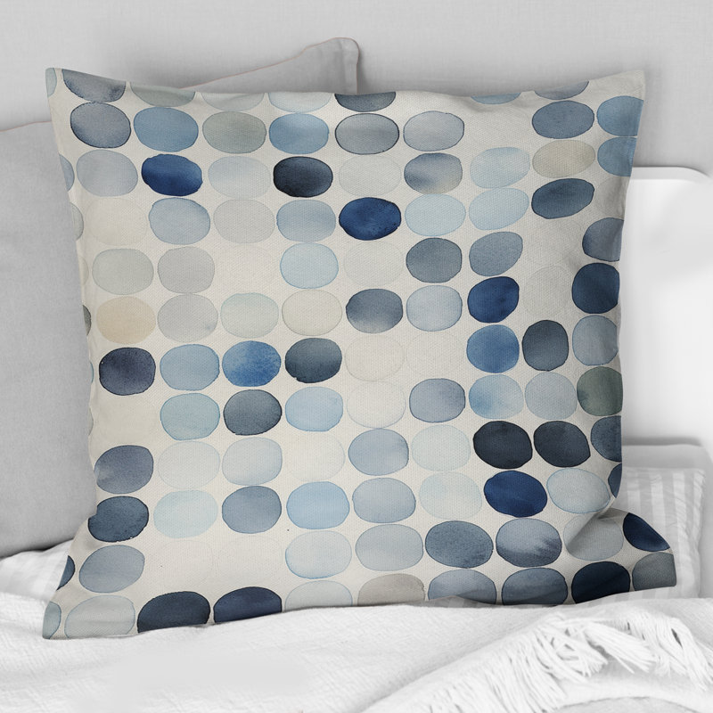 Coussin Gentle Indigo Secrets Circular Vintage III - Abstract