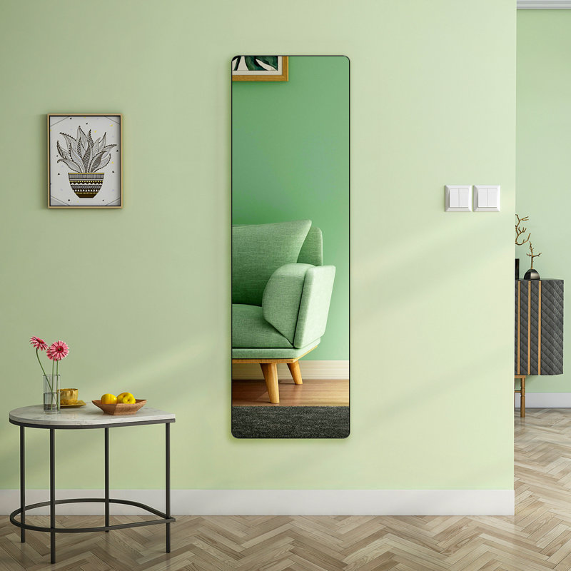 Metal Flat Mirror, Black