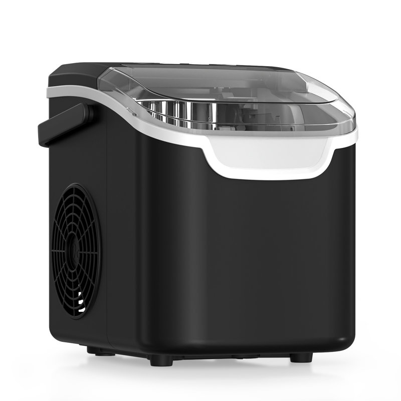 Portable Energy-saving Ice Maker, 8 Ice Cubes In 6 Mins, Weighing 26 Pounds Per Day, Available In Dual Specifications, Essential For Camping, Travel, And Household Use