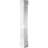 Craftsman Classic Square Non-Tapered, Double Raised Panel PVC Column Kit, Standard Capital & Base-36091236