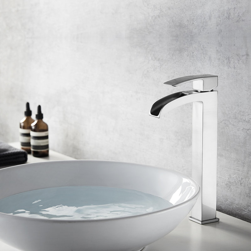 Belair Single-Hole Single-handle Bathroom Faucet, Brushed Nickel