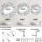 Monochrome Shapes I - Patterned Wall Mirror Round-1358903065