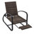 3-Piece Patio Removable Upholstered Lounge Chair Set With Coffee Table, Adjustable Backrest And Comfortable Footrest For Patio, Garden Or Balcony-1806872156