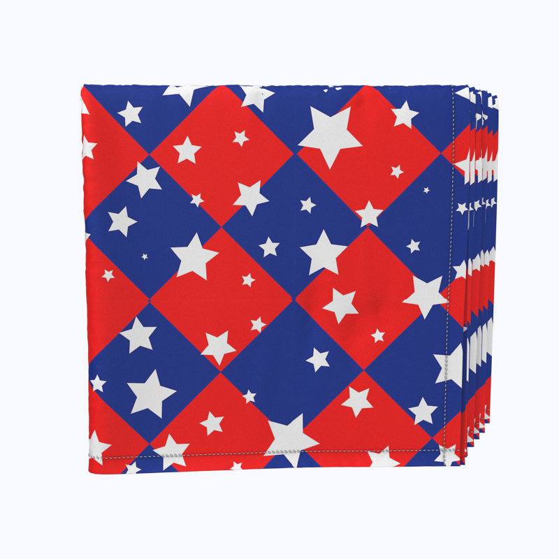 Polyester Checkered Square Napkin