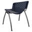Chaises de vestibule empilables en plastique avec dossiers perforés Oliverson-809560534-848270528