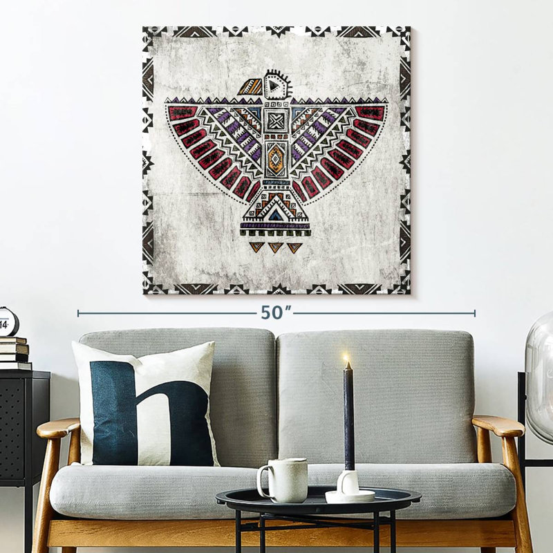 Lelar Native American Pattern, 33" H x 33" W