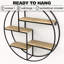 Chacra 4 Piece Circle Floating Shelf