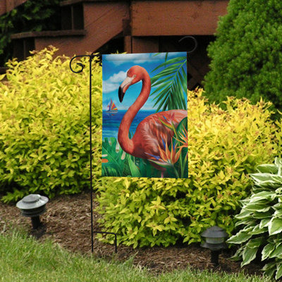 Flamingo Paradise Garden Flag