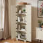 Grande armoire de rangement de 72,4 pouces avec 8 portes et 4 tablettes pour une utilisation polyvalente, une conception élégante et spacieuse pour diverses pièces-139009501