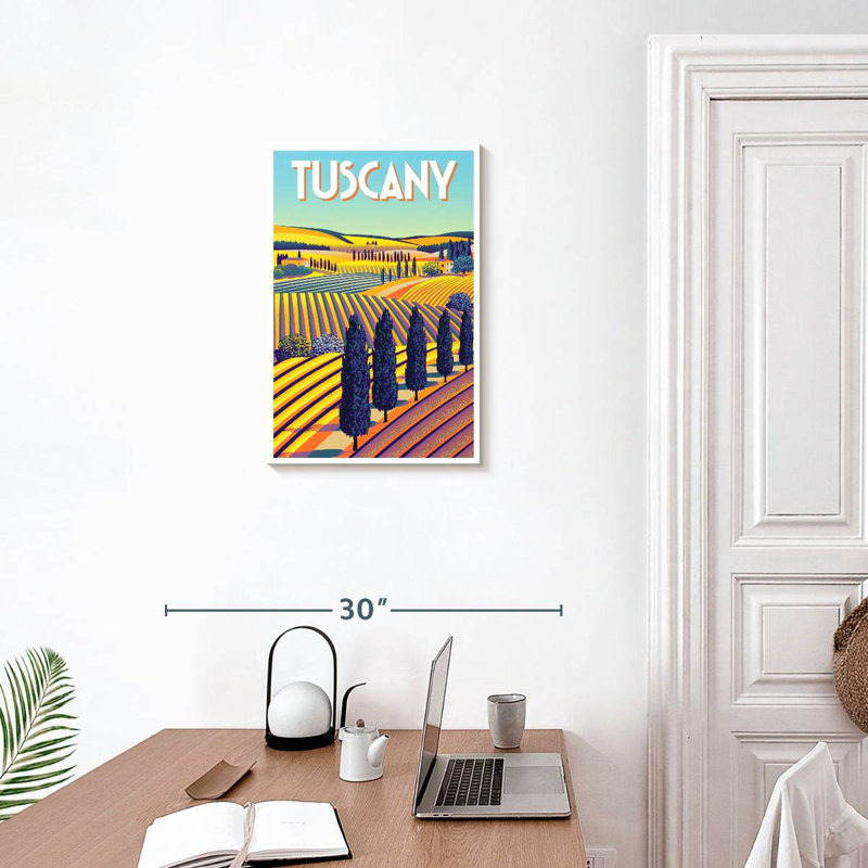 Affiche Aime Tuscany, H 24 po x l 16 po