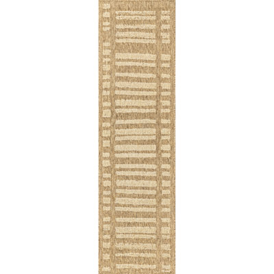 Tapis rayé intérieur / extérieur Zaniyah