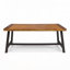 Table de salle à manger d'extérieur en bois massif Polacia l 70 po x P 34,75 po-100483058