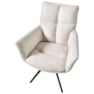 Dining Chair Swivel CORBIE Fabric