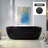 72'' x 35.375'' Freestanding Acrylic Double Ended Bathtub with Wide Rim,  - Available in Glossy White/Black, with 5 Finish Options for Trim-109946886-89730984