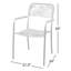 Chaise de patio en aluminium Brighton