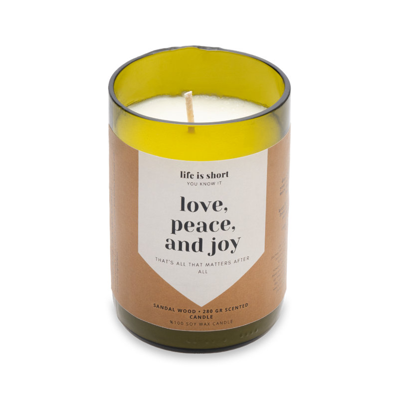Scented Jar Candle, 11" x 8"