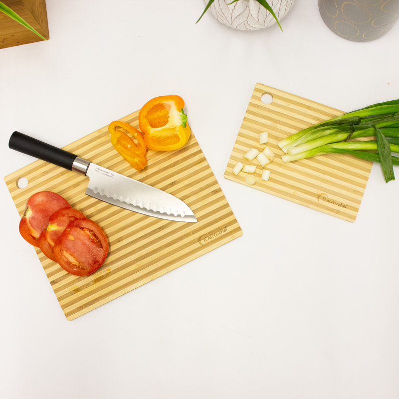BergHOFF EarthChef 2pc Bamboo Prep Board Set