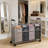 4-Section Rolling Laundry Sorter Hamper With Removable Waterproof Bags, Heavy-Duty Lockable Wheels, And Sturdy Metal Frame For Easy Clothes Organization