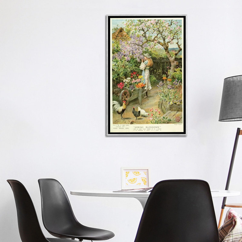 «Spring Blossoms, From the Pears Annuel, 1902» par Melchior de Hondecoeter - impression d'art graphique, Aucun mat
