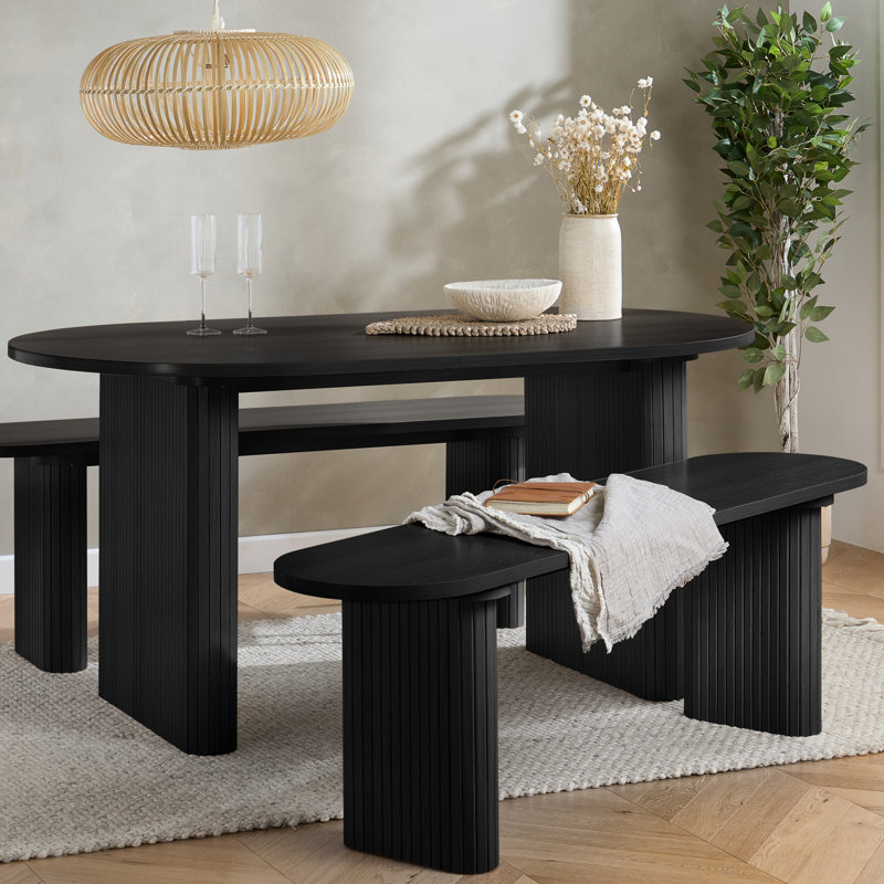 Achante Dining Set, Black