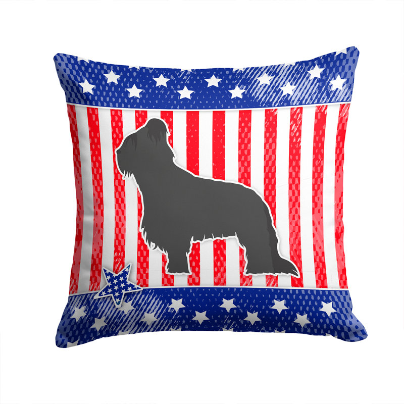 Coussin intérieur/extérieur Patriotic, H 14 po x l 14 po x P 3 po