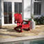 Chaise berçante en plastique Collis