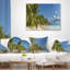 Coussin lombaire seascape anse georgette beach