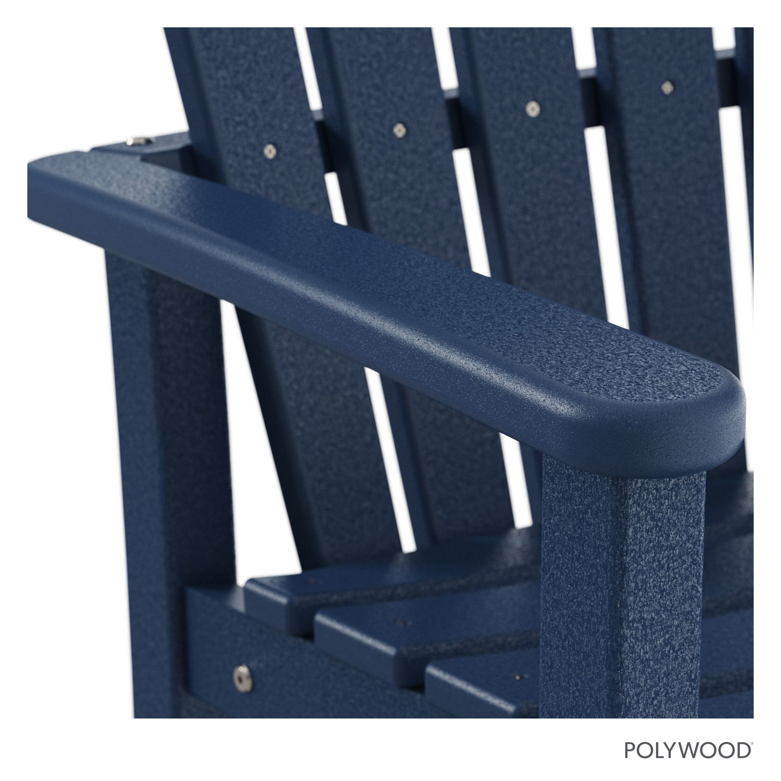 POLYWOOD® Palm Coast Patio Bar Stool, Navy