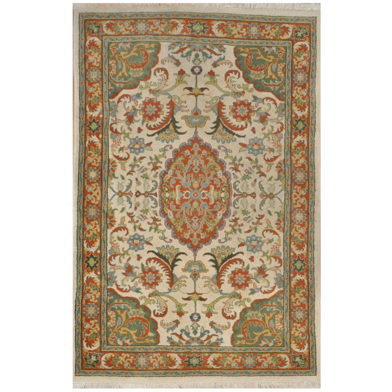 Deraz Wool Oriental Indoor Rug