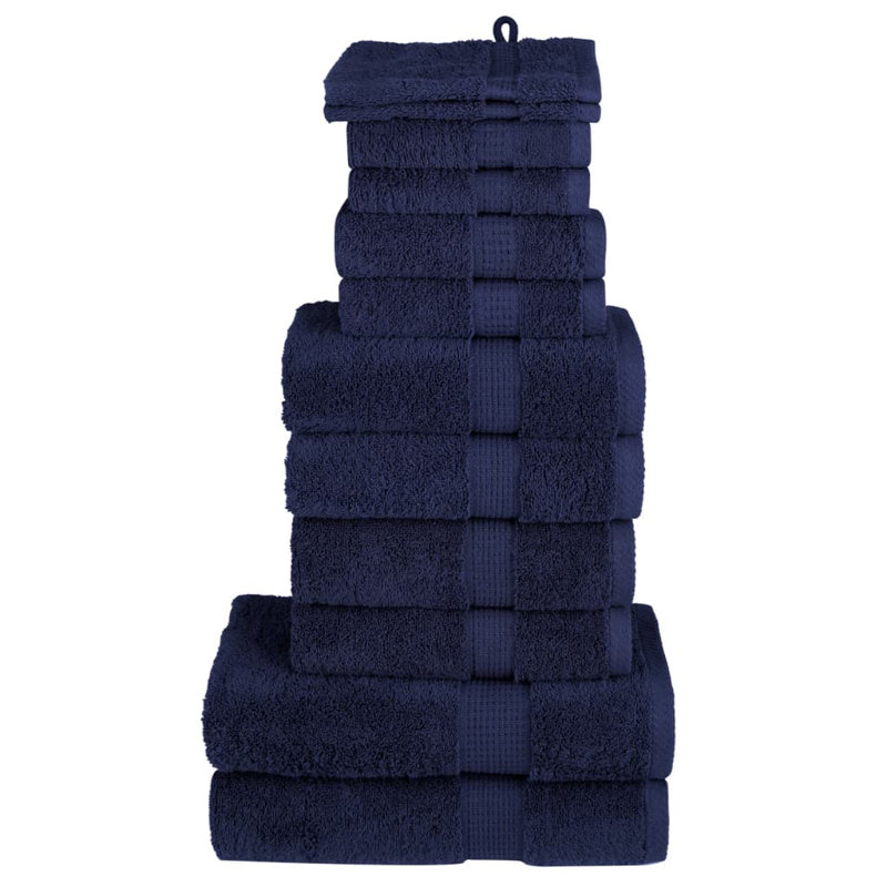 Ripleigh 100% Cotton Mulit-Size Set, Marine Blue