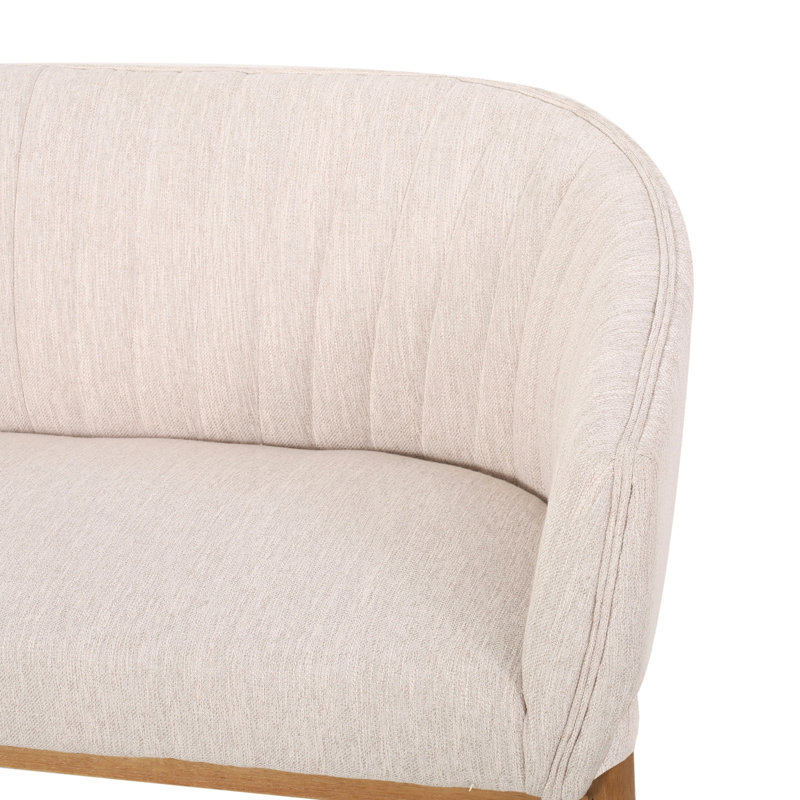 Causeuse pour salon de chambre à coucher, Beige