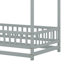 Lit double en bois pleine grandeur, lit maison avec structure de toit-1399137829-1399137827