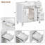 Base de meuble-lavabo simple 35,4 po seulement-100752578