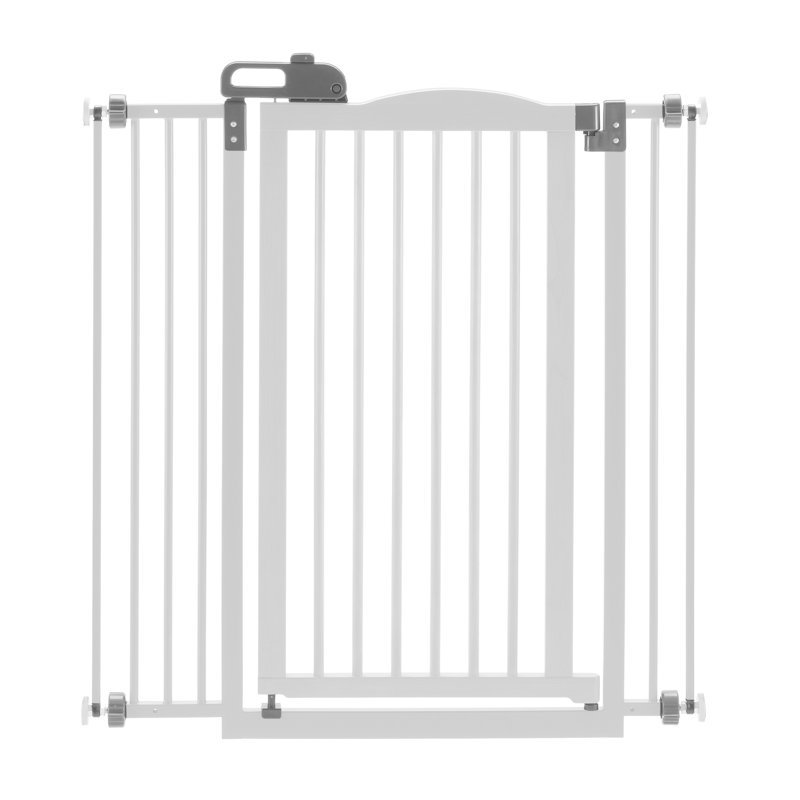 Wood Pressure Mounted Pet Gate, Light Wood, 38" H x 36" W