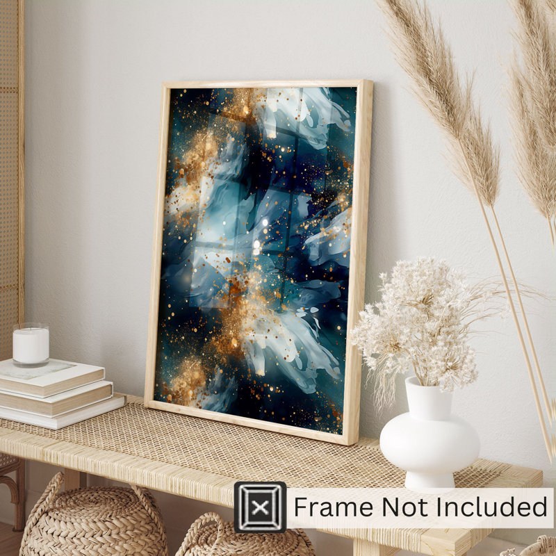 «Abstract Myst Elegance VII», reproduction d'art moderne sans cadre, H 36 po x l 24 po
