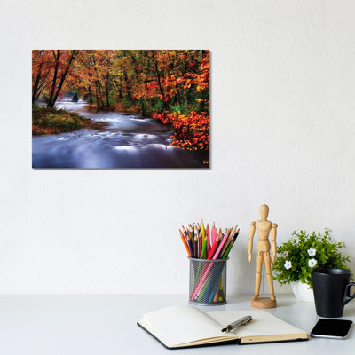 Meandering Lamingtorn River With Autumn Colors, New Jersey_1PC3