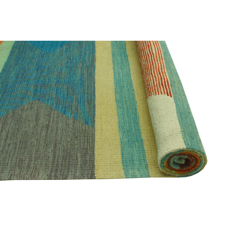 Tapis bleu Winchester Kilim Olaniyan