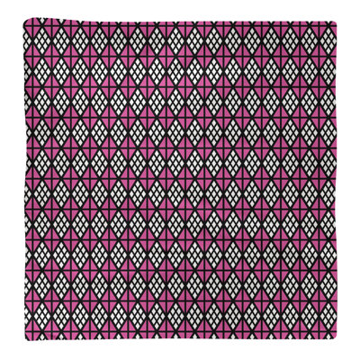 Serviette en coton diamants