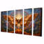 Charlena - Art mural animal avec papillon 5 pièces-106425788