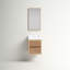 Ensemble de meuble-lavabo mural simple 18 po Vali-1591800616-1591800619