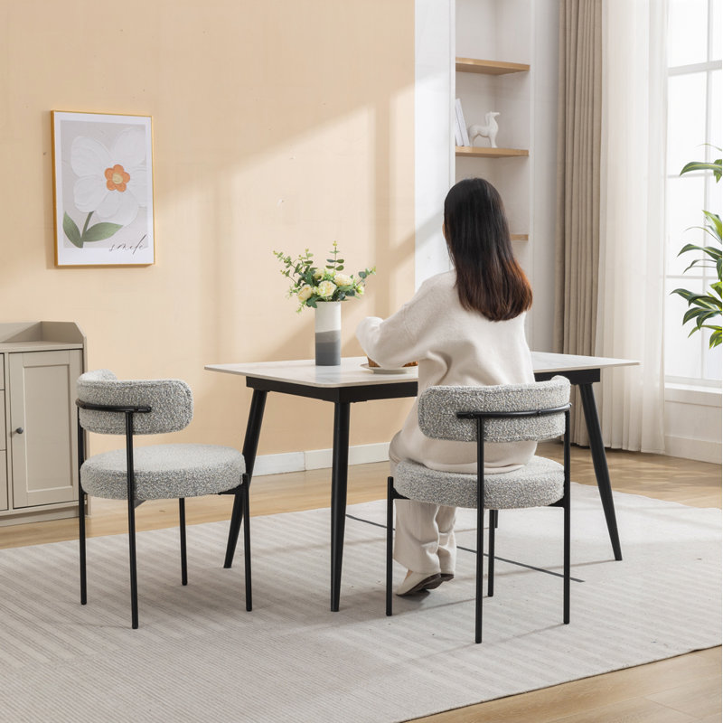 Ensemble de fauteuils rembourrés Modern, Gris