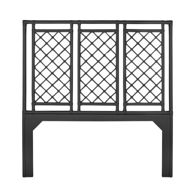 X And Diamond Open-Frame Headboard