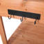 Grande table de 65 po pour l'extérieur en bois rustique-956569217