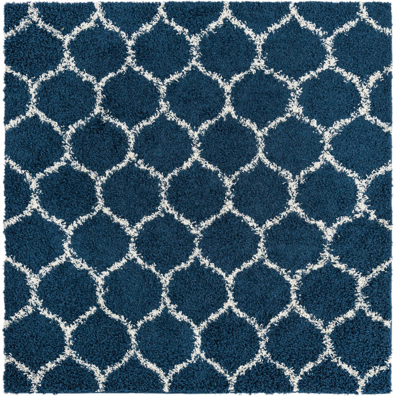 Geometric Indoor Rug, Square 6'