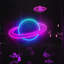 14" LED Novelty Planet Neon Sign