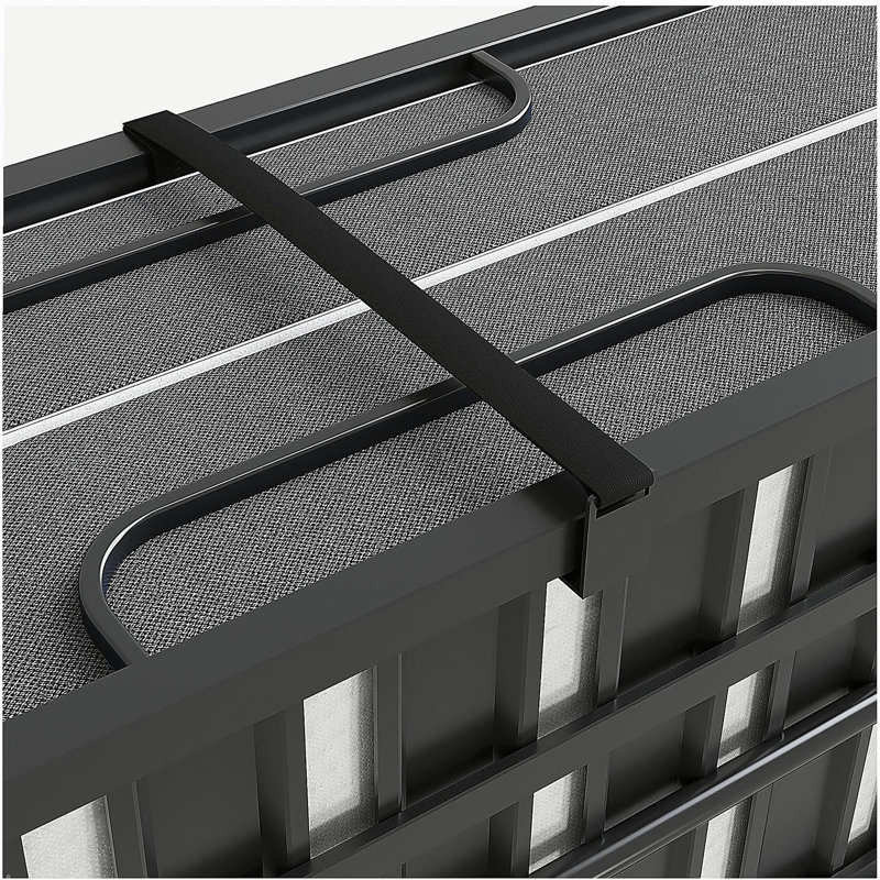 Grand grand lit pliant de 75 po x 46 po pour les personnes de grande taille, lit escamotable extra long et large avec mousse à mémoire de forme de 5 po, lit d'invité robuste d'une capacité de 450 lb, lit simple portable spacieux