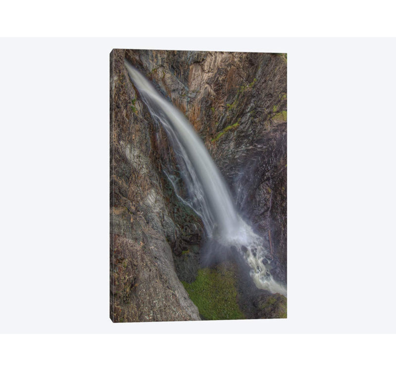 « tall chute » par bill sherrell, reproduction d’impression sur toile tendue, H 24 po x l 16 po x P 1 po, Blanc
