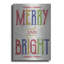  «Merry & Bright» par Erin Clark, art mural en métal, 24 po x 36 po-805821193